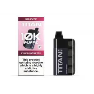 Pink Raspberry Titan 10K Disposable Vape 20mg